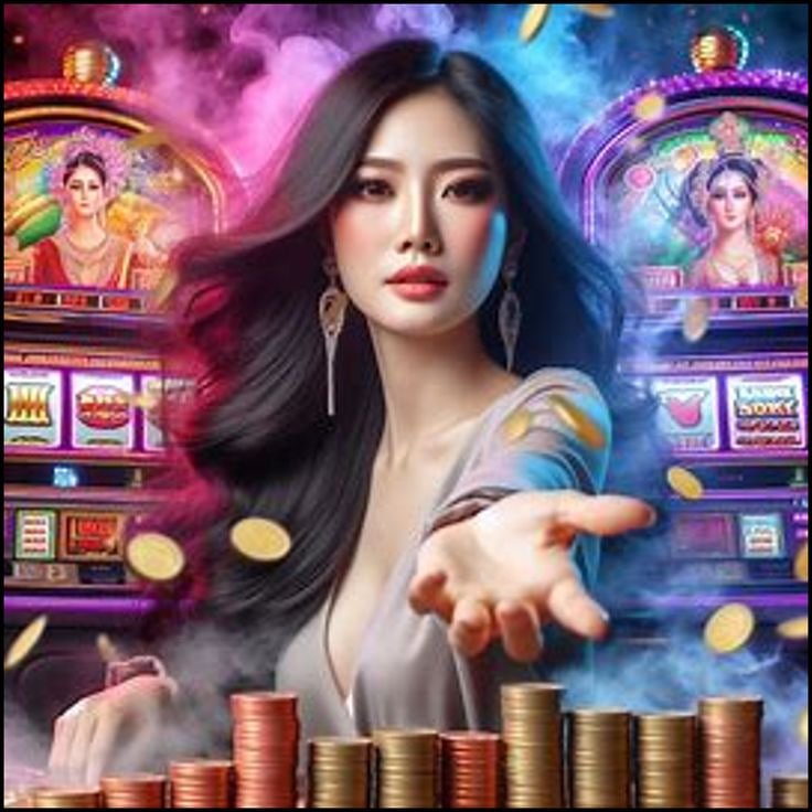 Close-up gaming machine scene supporting responsible slots browsing on bd 65